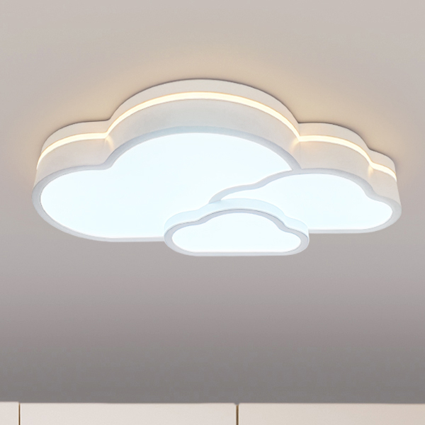 플리커프리 뭉게구름 아이방조명 LED 방등50W,아이딕조명,플리커프리 뭉게구름 아이방조명 LED 방등50W