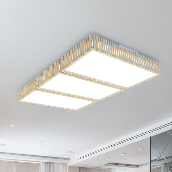 페네스 편백나무 거실6등 국산 LED 전등 150W,아이딕조명,페네스 편백나무 거실6등 국산 LED 전등 150W